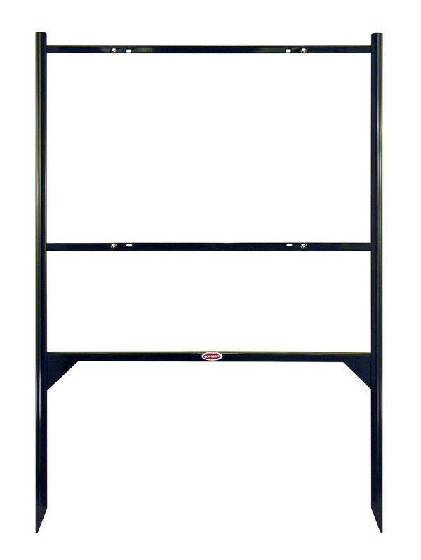 Real Estate Angle Iron Sign Frame, 18h x 30w - Black